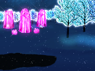Ice Forest Night